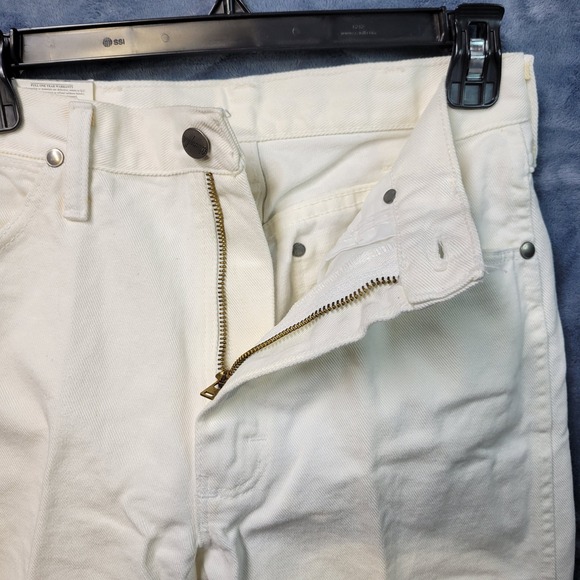 Wrangler Cowboy Cut Slim Fit Jeans White Denim Mens Size 7 x‎ 30 NWT made in USA - Picture 5 of 7